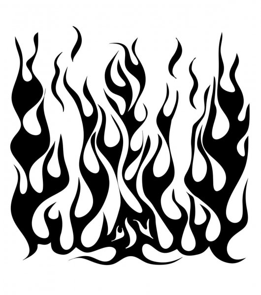 Пламя тату эскизы