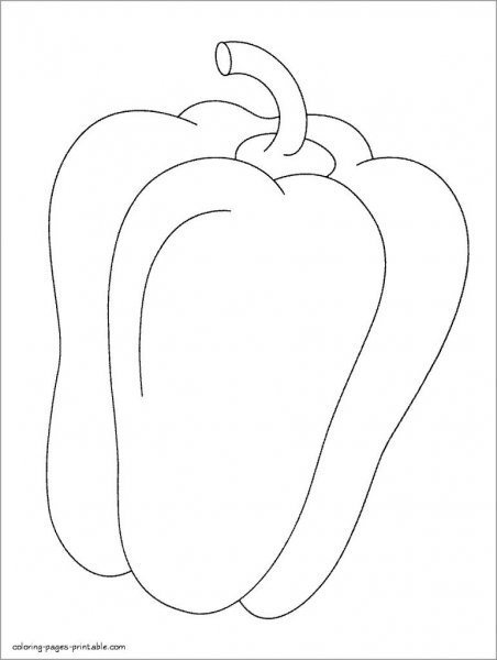 Овощи трафареты для вырезания