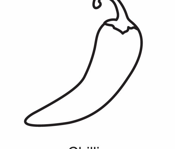 Перец Чили контур