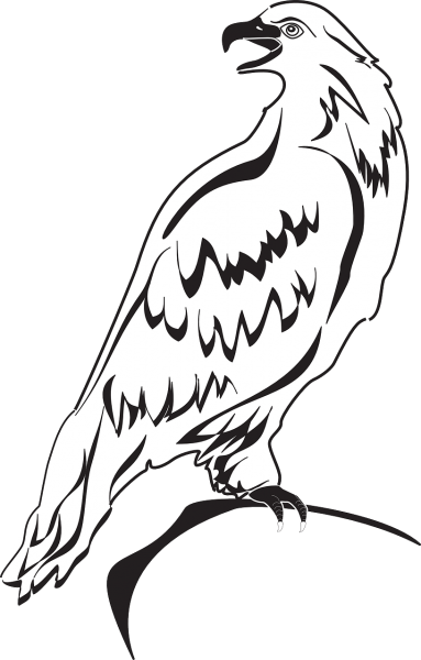 Орел рисунок