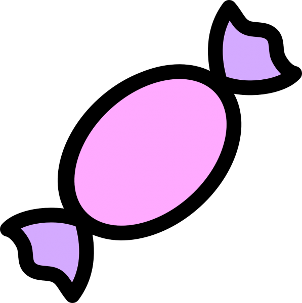 Трафарет конфетки