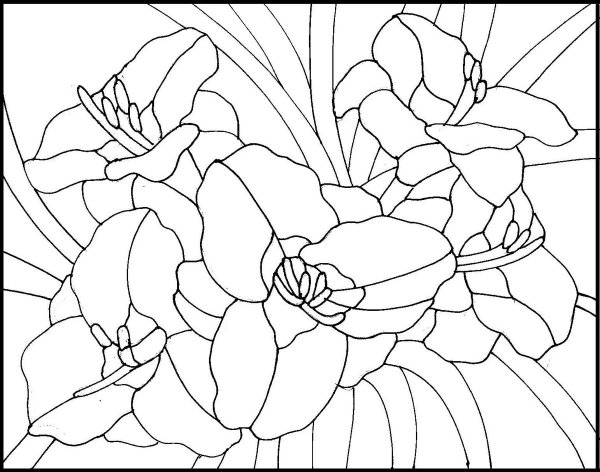 Витраж трафареты для росписи