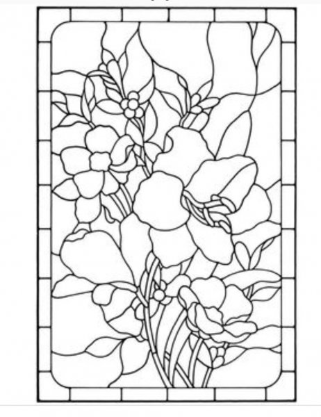 Витраж трафареты для росписи