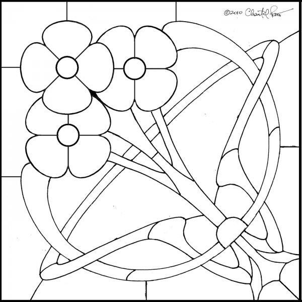 Витраж Модерн рисунок