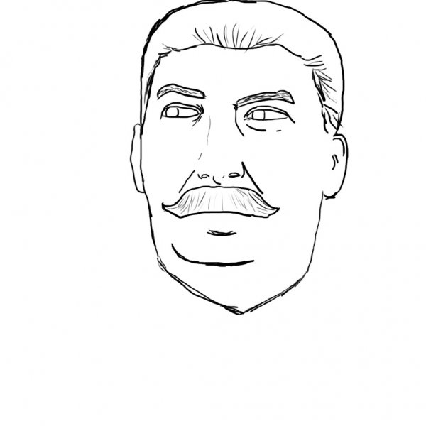 Сталин Иосиф Виссарионович рисунок