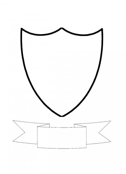 Нарисованный защитный щит