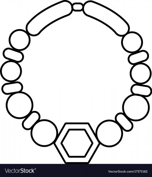 Бусы для раскрашивания детям