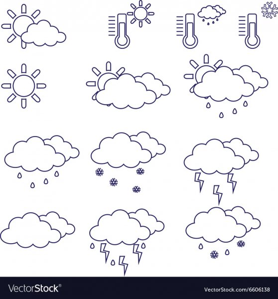 Погодные рисунки