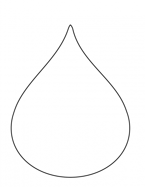 Капли очертание