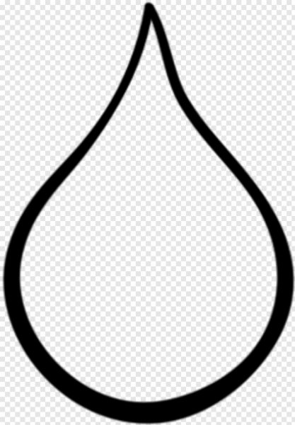 Капля воды трафарет