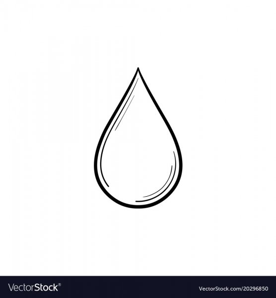 Трафарет капельки