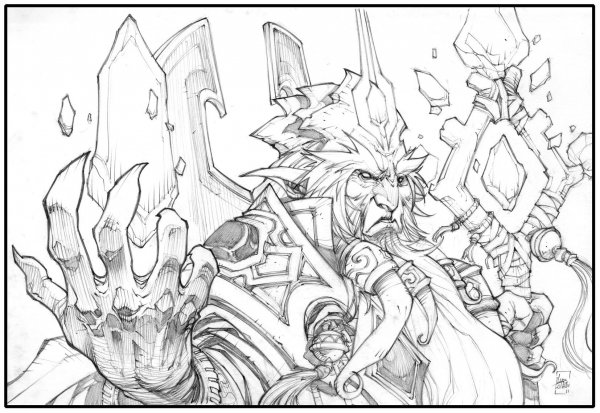 Раскраска wow