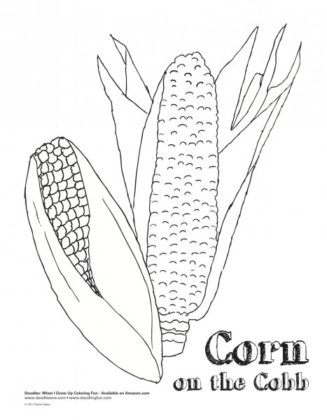 Кукуруза черно белая