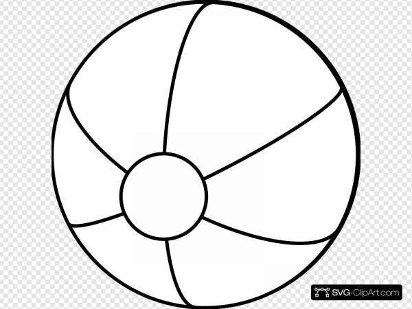 Мячик раскраска для малышей