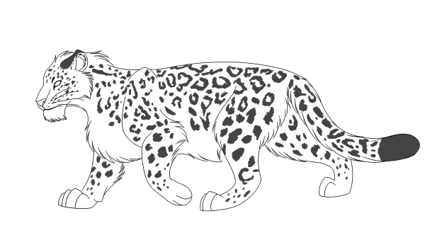 Снежный Барс вектор