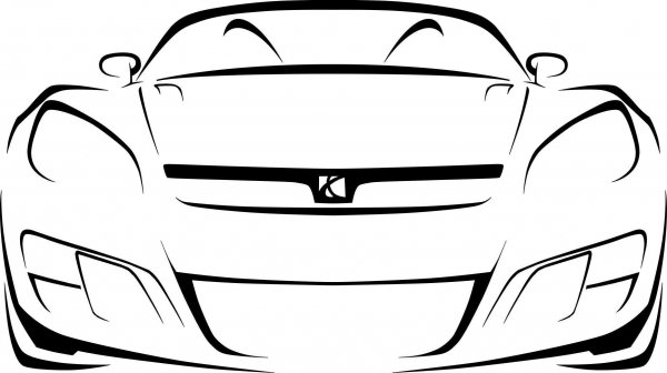 Очертания автомобиля