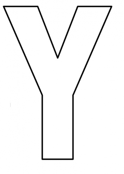 Объемная буква y