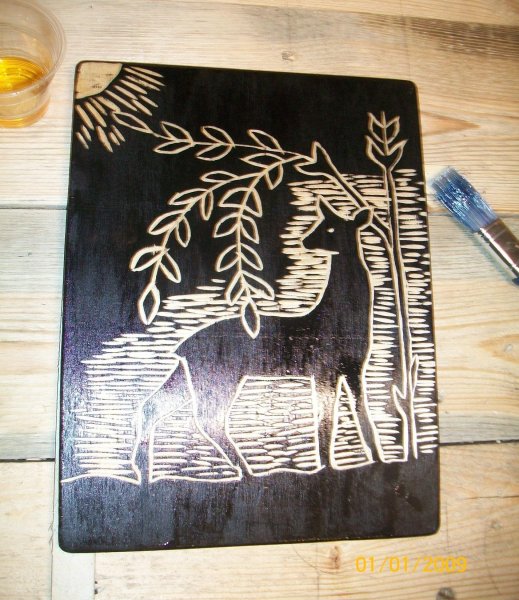 Картины контурной резьбой