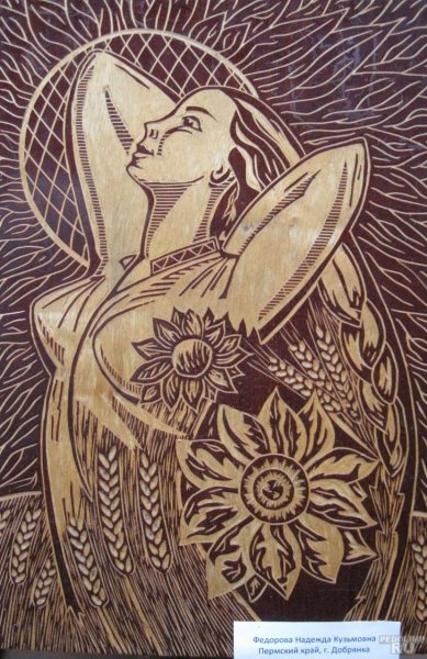 Резьба по дереву контурная резьба