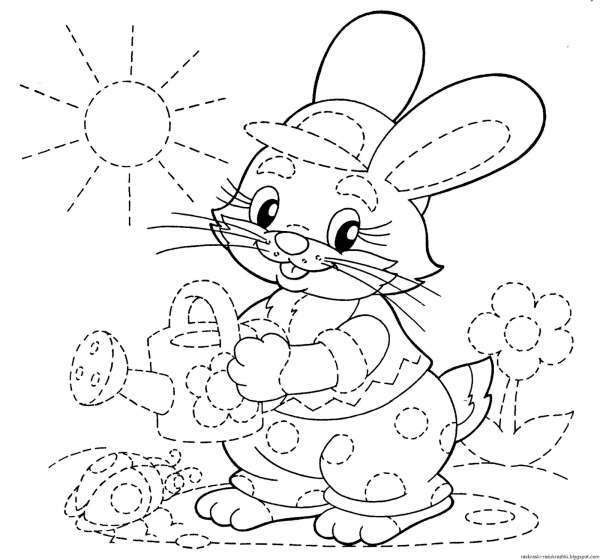 Раскраски для детей 5-6 лет