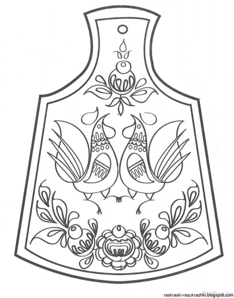 Контур разделочной доски