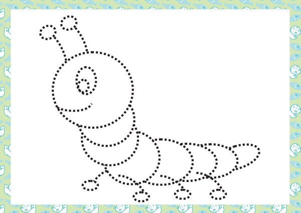 Рисование по точкам для малышей