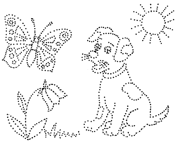 Рисование по контуру для детей