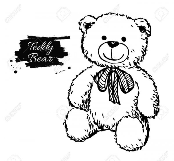 Раскраска мишка