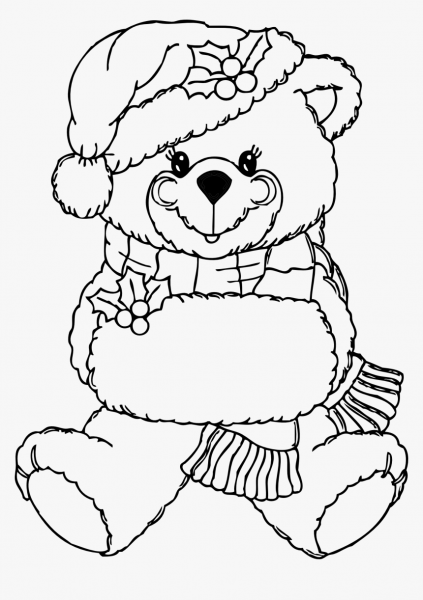 Раскраска мишка