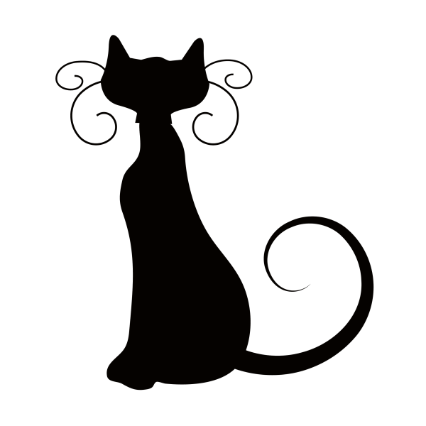 Силуэты котов