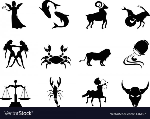 Контур знаков зодиака