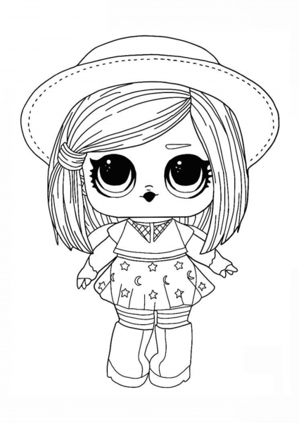 Куклы ЛОЛ сюрпрайз раскраски