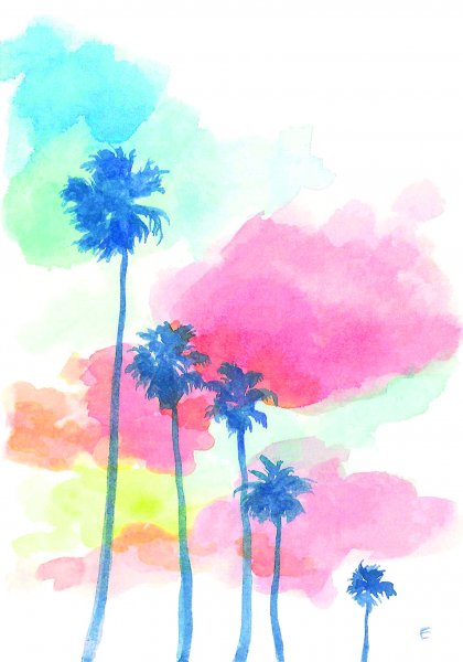 Рисование акварельными красками