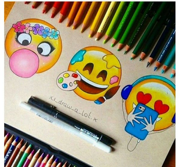 Рисование фломастерами и карандашами