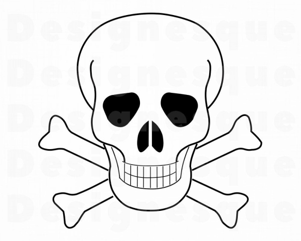 Череп рисунок