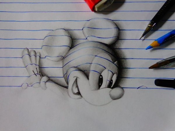 3д рисунки легкие