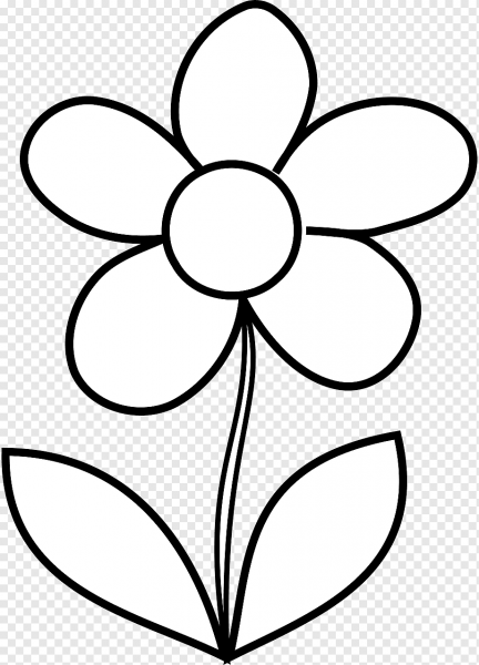 Раскраска цветочек