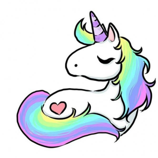 Единорог рисунок для срисовки