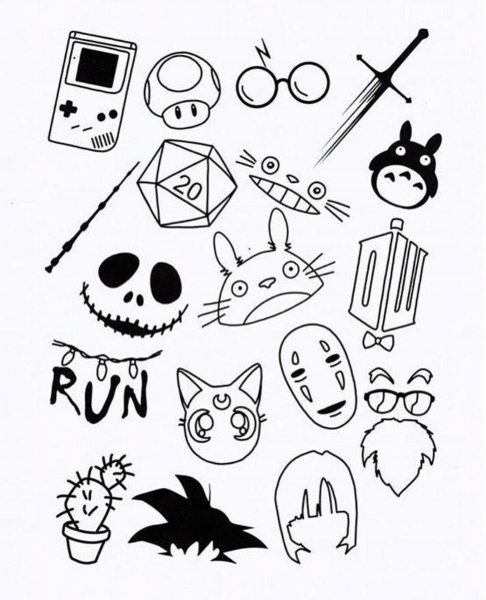 Тату эскизы маленькие