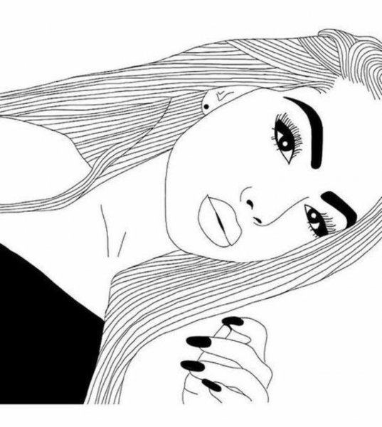 Чёрно-белые рисунки карандашом