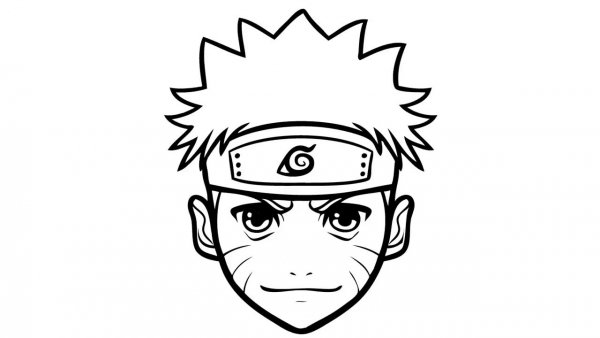 Наруто рисунок легкий