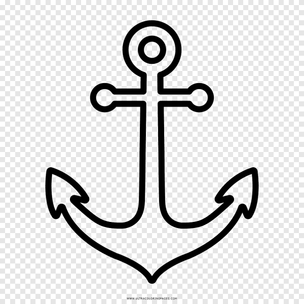 Якорь рисунок