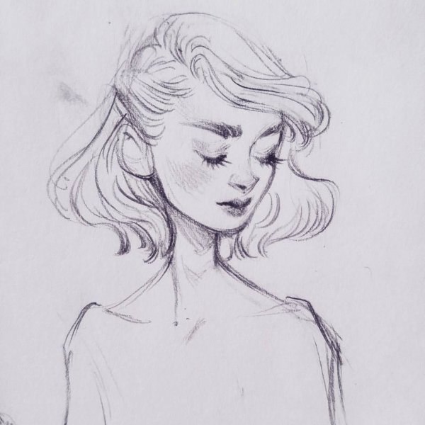 Эскизы карандашом