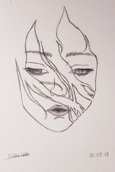 Эстетичный рисунок карандашом лёгкий