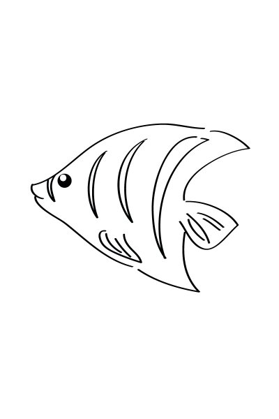 Красивые рыбки раскраски для детей