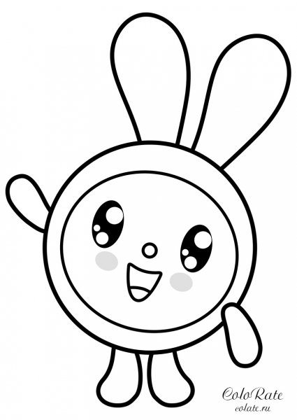 Цветок раскраска для малышей