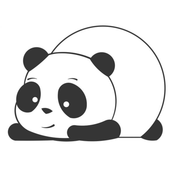 Легкие рисунки пандачик