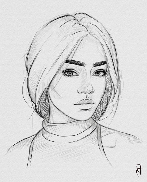 Портрет человека легкий