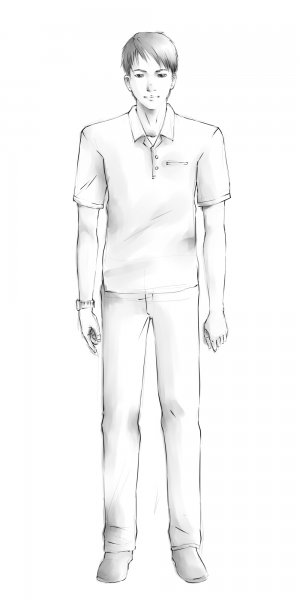 Человек карандашом