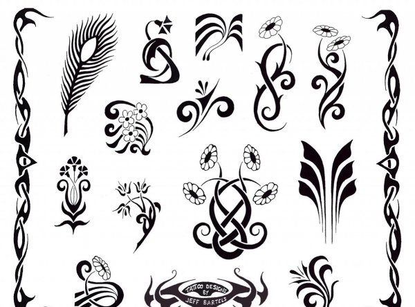 Тату эскизы узоры